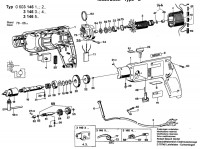 Bosch 0 603 146 103 E 23 Sb Percussion Drill 220 V / Eu Spare Parts